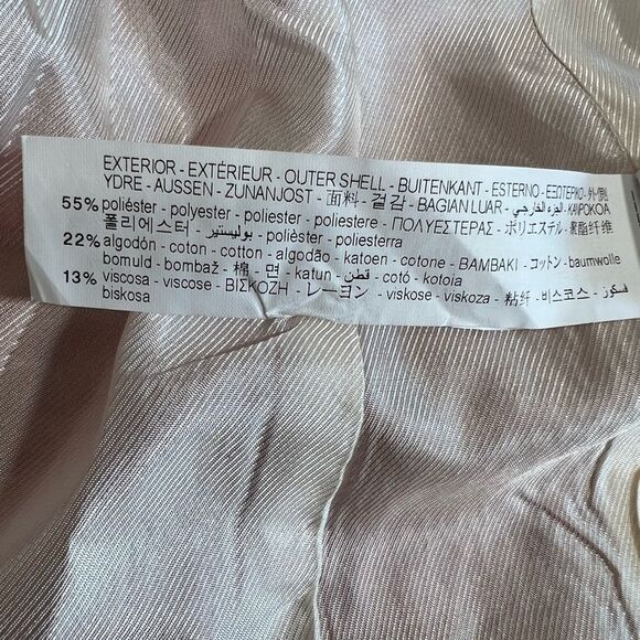 ZARA RED Texture Double Breast Blazer Size Small - Picture 13 of 14